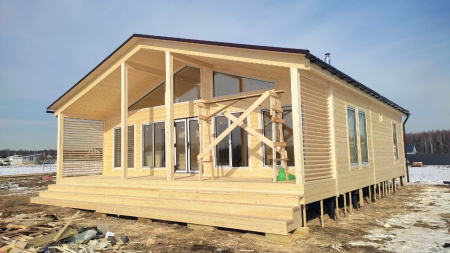 Каркасный дом Русь 10x10 Каркасный дом Русь 10x10