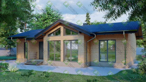 Каркасный дом Скандинавский 10x14