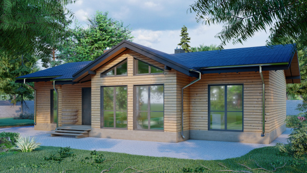 Каркасный дом Скандинавский 10x14 Каркасный дом Скандинавский 10x14