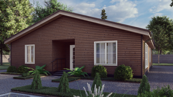 Каркасный дом Балтийский 11x14 Каркасный дом Балтийский 11x14