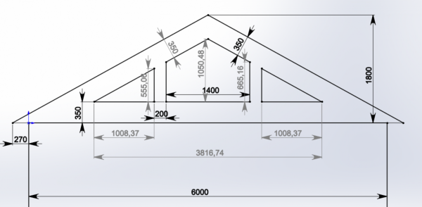 Дачный дом Оптима Барн 6x10 Дачный дом Оптима Барн 6x10