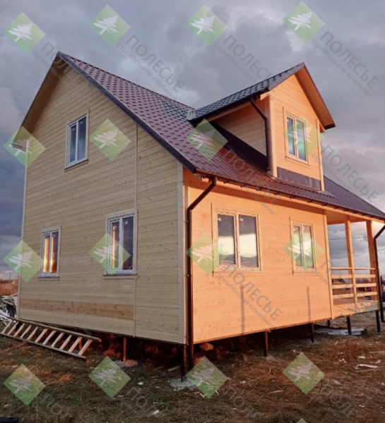 Каркасный дом Канцлер 8х8