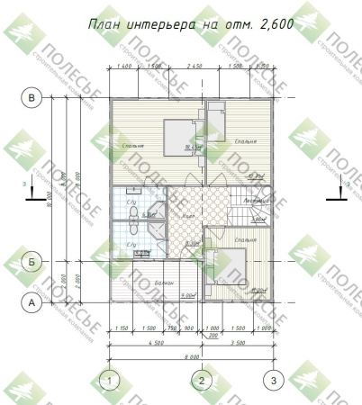 Каркасный дом Кашира 8х10