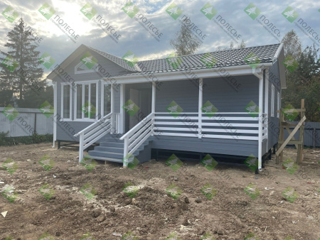 Каркасный дом Спутник 8x10