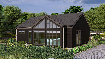 Каркасный дом Рай 7x10 Каркасный дом Рай 7x10