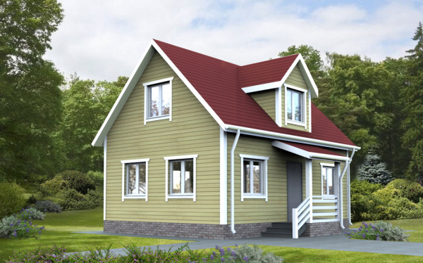 Дачный дом Атлант 6х8 Дачный дом Атлант 6х8