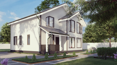 Каркасный дом Венера 9x10 Каркасный дом Венера 9x10