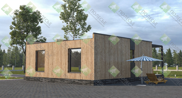 Модульный дом Модерн 6х7