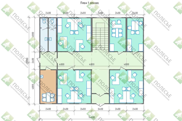 Модульное здание МОЗ-346