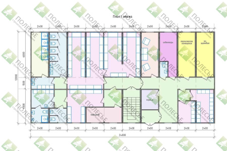 Модульное офисное здание МОФИЗ-576