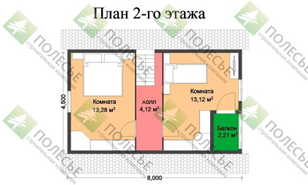 Дачный дом Престиж-3 6х8