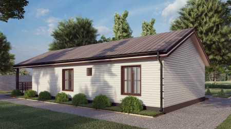 Каркасный дом Новорижский 7x15 Каркасный дом Новорижский 7x15