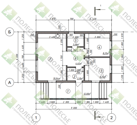 Каркасный дом Рома 6x11
