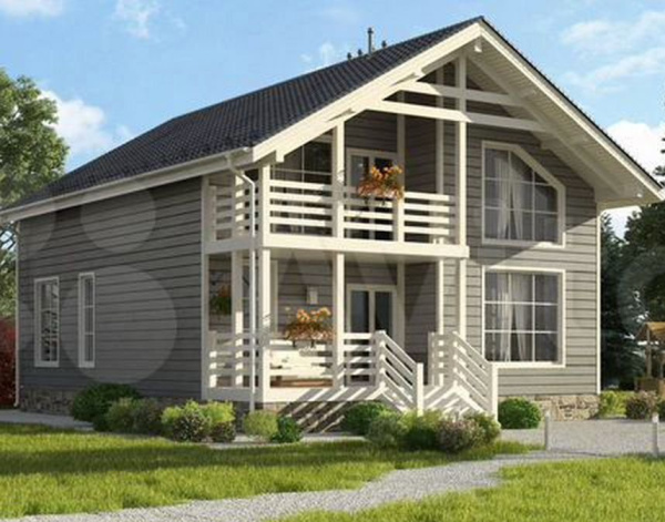 Каркасный дом Аврора-2 9х11 Каркасный дом Аврора-2 9х11