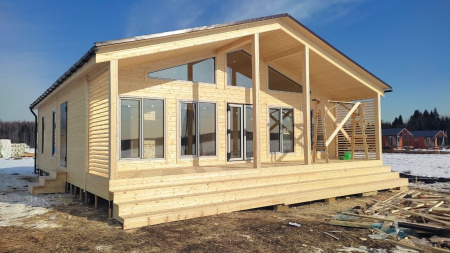 Каркасный дом Русь 10x10 Каркасный дом Русь 10x10