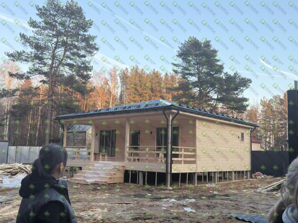 Каркасный дом Маркиз 8x8