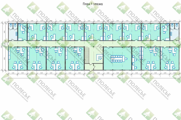 Модульное офисное здание МОФИЗ-518