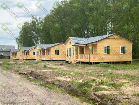 Каркасный дом Спутник 8x10