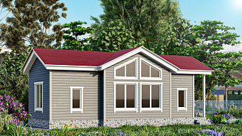 Каркасный дом Архангельск 5x10 Каркасный дом Архангельск 5x10