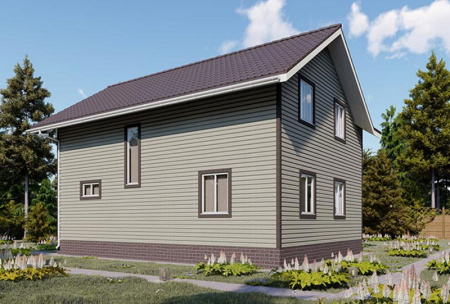 Каркасный дом Подмосковье - 3 7х9