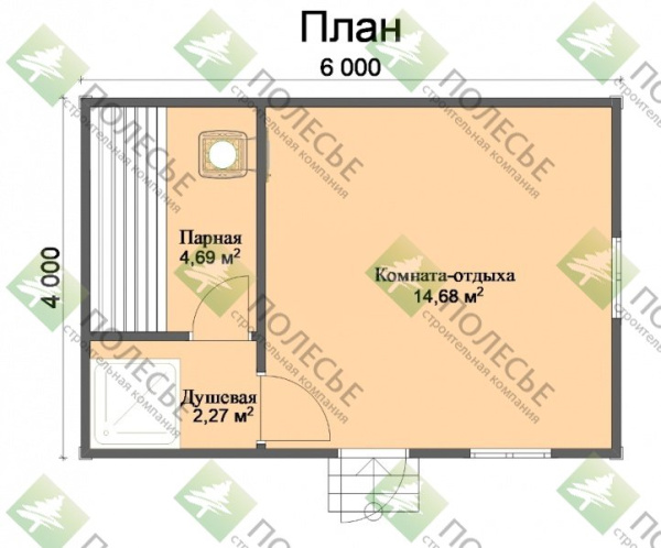 Баня Василиса 6x4