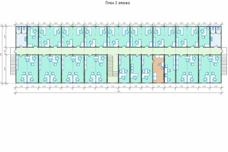 Модульное офисное здание МОФИЗ-518