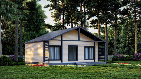 Дачный дом Карелия 6x8 Дачный дом Карелия 6x8