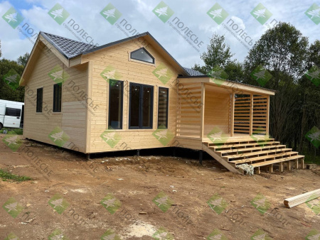 Каркасный дом Спутник 8x10