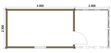 Бытовка 067 - 2,2х6 Бытовка 067 - 2,2х6