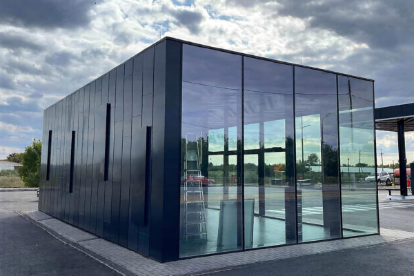 Быстровозводимое здание АЗС БВЗ-108