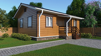 Каркасный дом Фазенда-3 6x9 Каркасный дом Фазенда-3 6x9