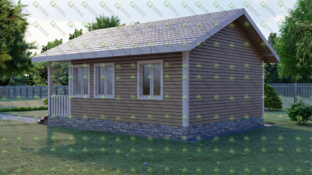 Дачный дом Зодчий 6x8
