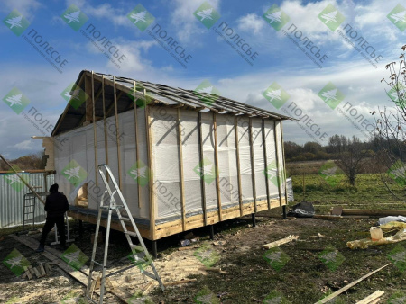 Каркасная баня Елена 6x5