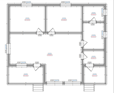 Каркасный дом Нордик 9x11 Каркасный дом Нордик 9x11