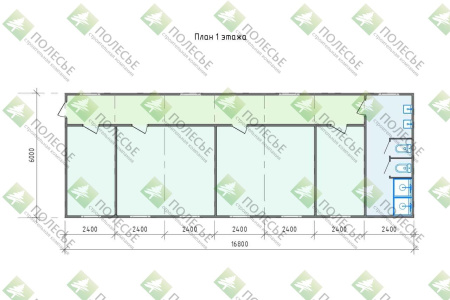 Модульное здание МОЗ-202