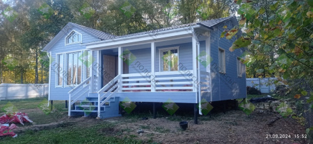 Каркасный дом Спутник 8x10