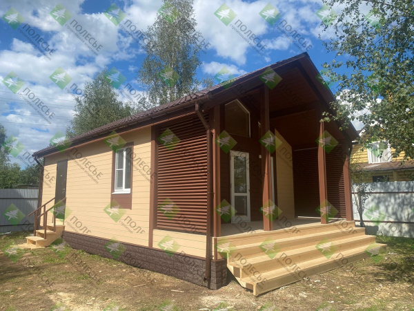 Каркасный дом Скандик 6x10