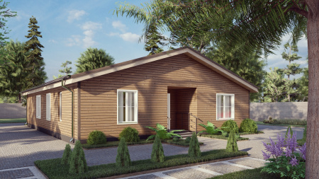 Каркасный дом Балтийский 11x14 Каркасный дом Балтийский 11x14