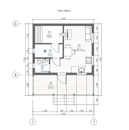 Баня Лада 6x7
