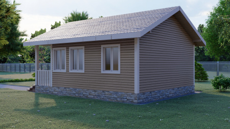 Каркасный дом Зодчий 6x8 Каркасный дом Зодчий 6x8