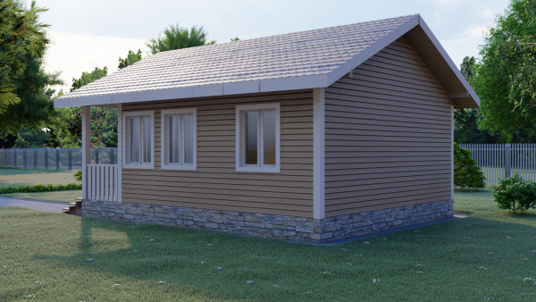 Каркасный дом Зодчий 6x8 Каркасный дом Зодчий 6x8