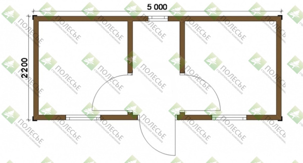 Бытовка 057 - 2,2х5