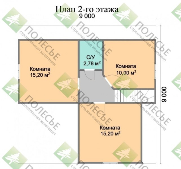 Каркасный дом Богатырь 9х9