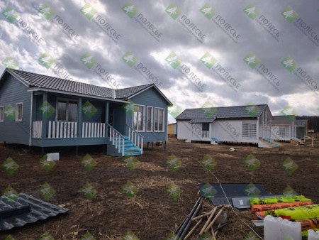 Каркасный дом Спутник 8x10