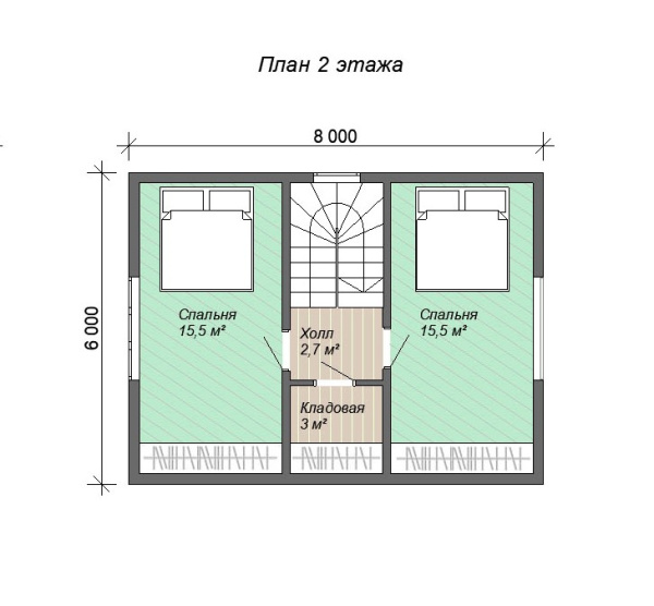 Дачный дом Фантастика 6х8 Дачный дом Фантастика 6х8