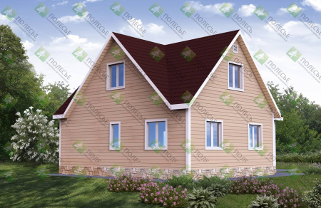 Каркасный дом Семейный-2 9x9