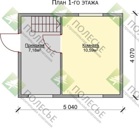 Дачный дом Лидер 5х4