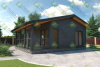 Каркасный дом Комфорт -3 6х9