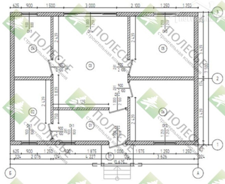 Каркасный дом Сергей 7x10