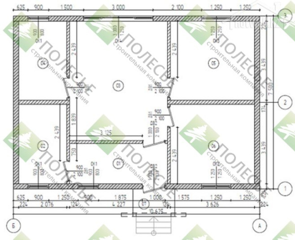 Каркасный дом Сергей 7x10